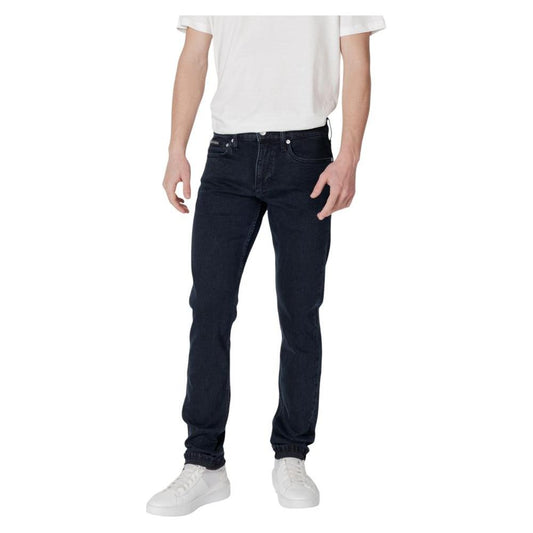 Calvin Klein Jeans Blue Cotton Jeans & Pant Calvin Klein Jeans Light Gray