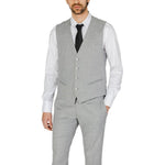 Antony Morato Gray Polyester Waistcoat AN-13372700136-IT54 | XXL