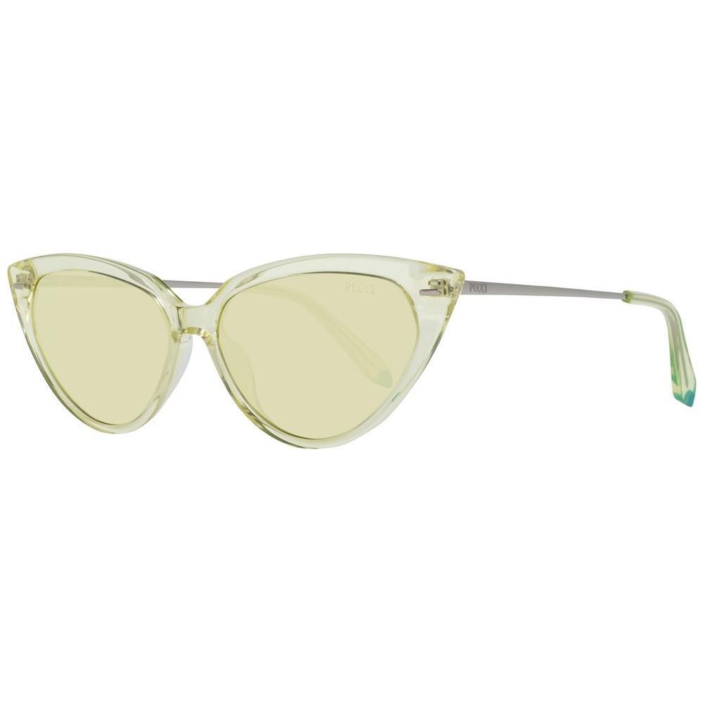 Emilio Pucci Yellow Metal Sunglasses EPEP01485639EAC