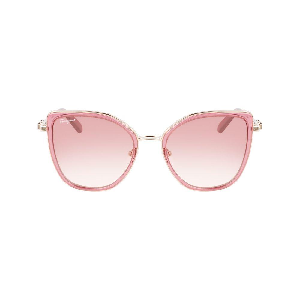 Ferragamo Multicolor Metal Sunglasses FESF293S774AC