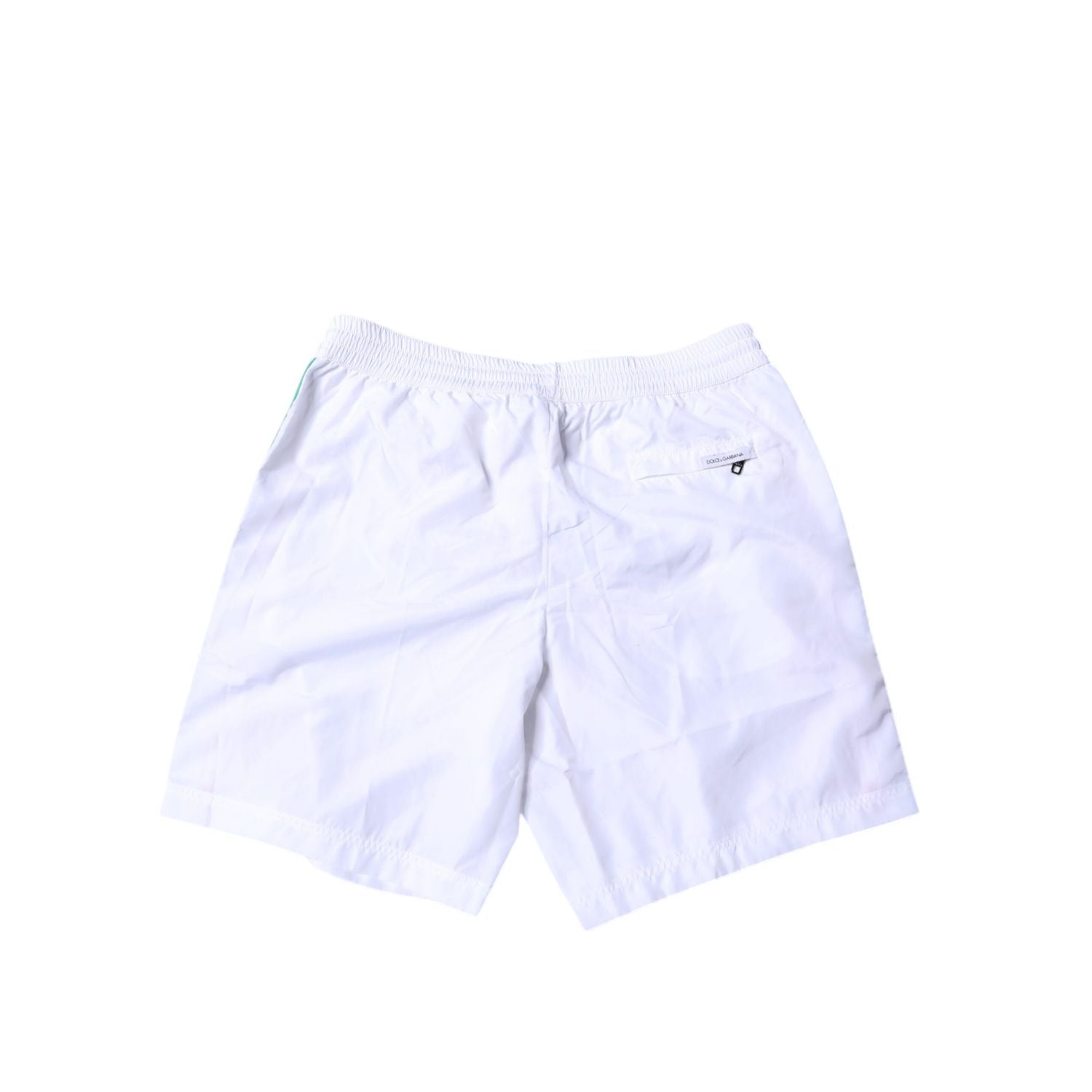 Dolce & Gabbana White Stripes Beachwear Shorts 2 Pc Swimwear