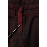 Dolce & Gabbana Bordeaux Cotton Bermuda Sweatshorts Shorts PAN76179-56