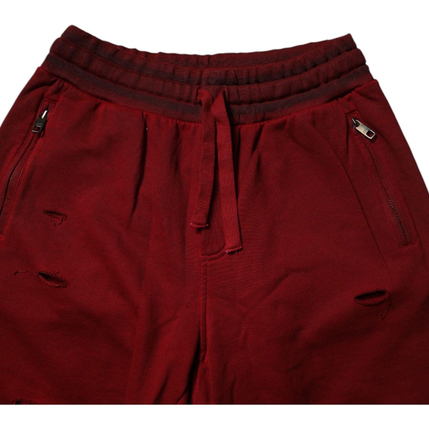 Dolce & Gabbana Bordeaux Cotton Bermuda Men Sweatshorts Shorts PAN76186-50