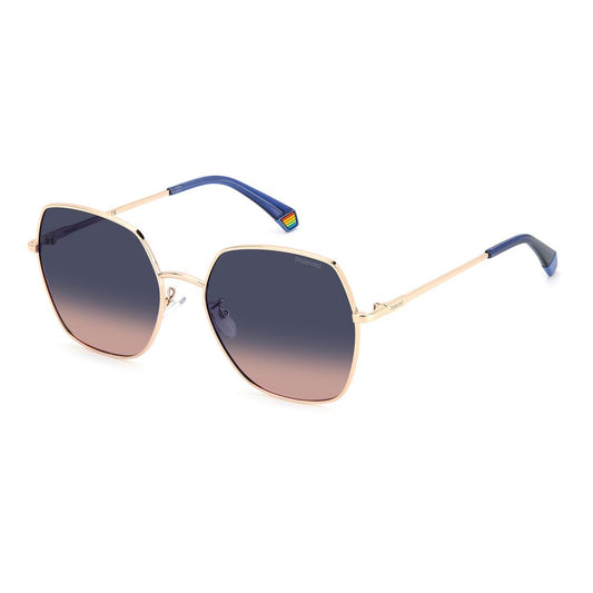 Polaroid Bicolor Stainless Steel Sunglasses POPLD6178GSLKSZ7AC