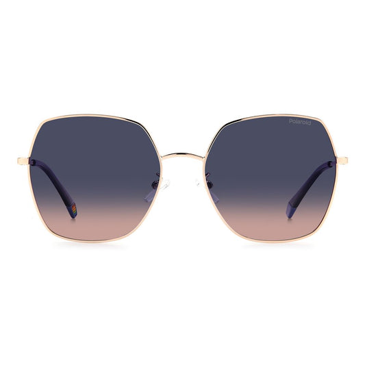 Polaroid Bicolor Stainless Steel Sunglasses POPLD6178GSLKSZ7AC