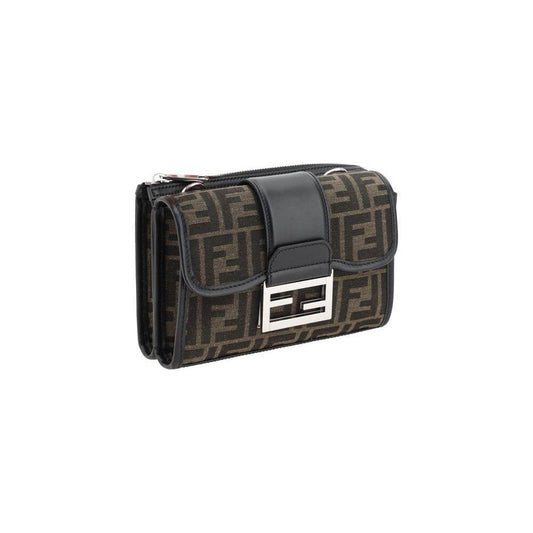 Fendi Double Baguette Shoulder Bag Fendi Dark Slate Gray