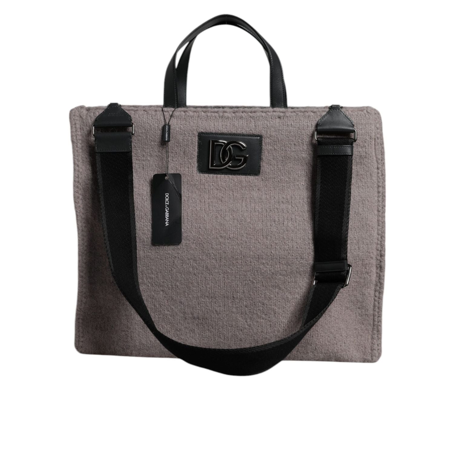 Front view with bag zipped and handles upright.
