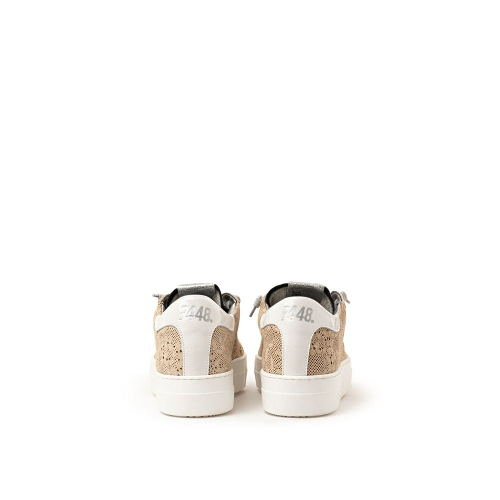 P448 Beige Leather Athletic Sneakers 1728,67397976224,Athletic - Sneakers - Shoes,Beige,EU36/US6,EU37/US7,EU39/US9,EU41/US11,New with tags,P448,Shoes,Sneakers - Shoes,Sneakers - Women - Shoes,Women,Women - Shoes