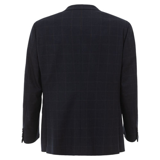 Brioni Blue Wool Blazer Brioni Black