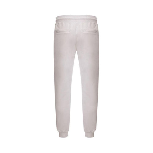 GCDS Elevate Your Wardrobe with Chic White Cotton Pants GCDS Gray