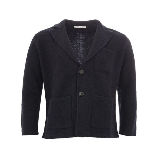 KANGRA Elegant Woolen Blue Jacket for Men KANGRA Dark Slate Gray