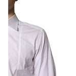 Dolce & Gabbana White Cotton Collared Dress Formal Shirt