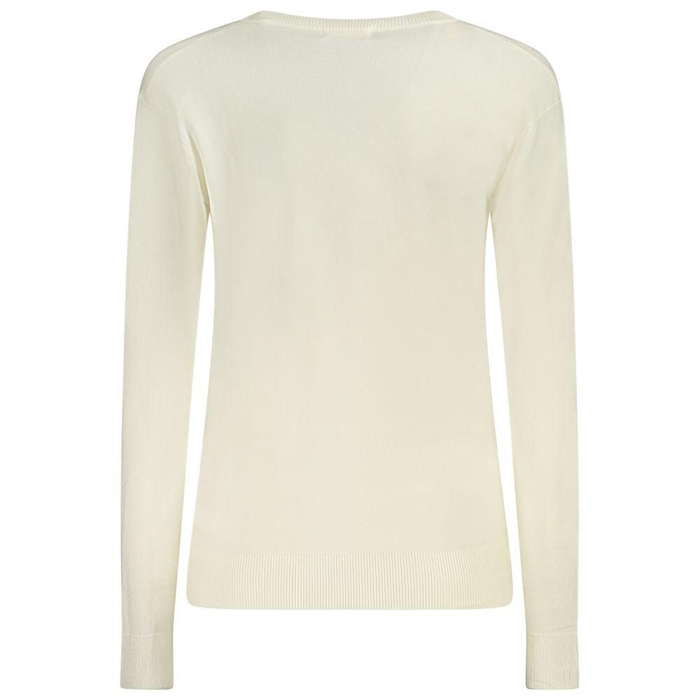 Guess Jeans Bianco Viscosa Women Sweater