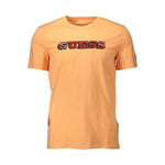 Guess Jeans Orange Cotton Men T-Shirt GU-1614-XXL