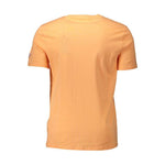 Guess Jeans Orange Cotton Men T-Shirt GU-1614-XXL