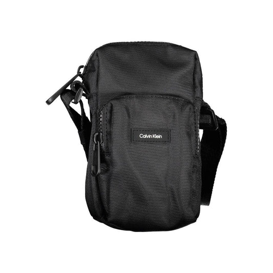 Calvin Klein Elegant Black Shoulder Bag with Chic Detailing Calvin Klein Dark Slate Gray