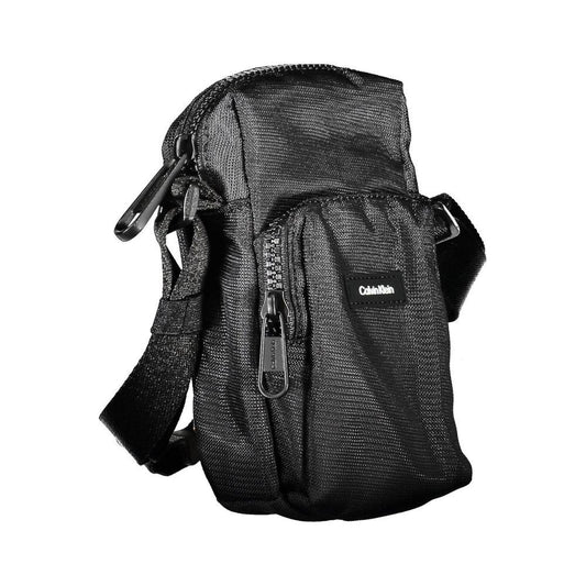 Calvin Klein Elegant Black Shoulder Bag with Chic Detailing Calvin Klein Dark Slate Gray