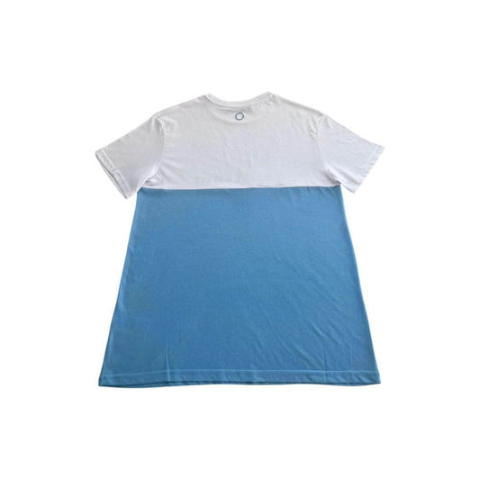 Trussardi Beachwear Light Blue Cotton Men T-Shirt