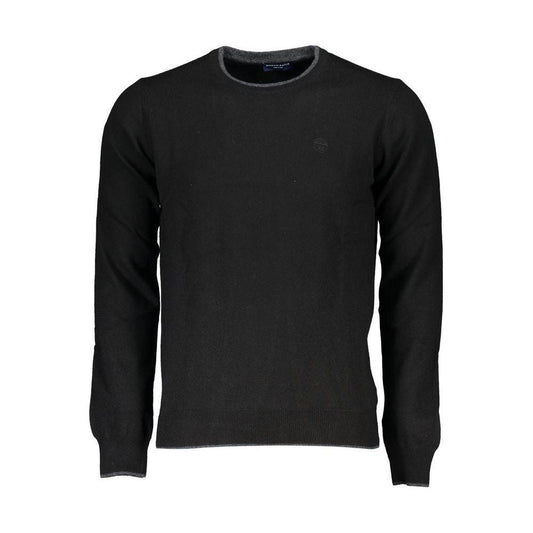 North Sails Black Polyamide Men Sweater North Sails Black