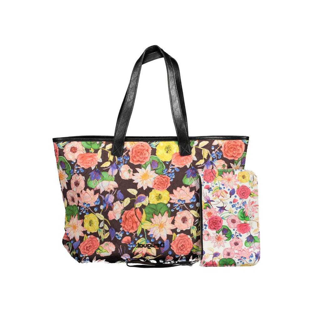 Front view with bag zipped and handles upright.