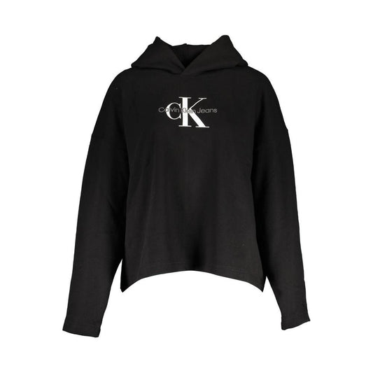 Calvin Klein Black Cotton Women Sweater Calvin Klein Black