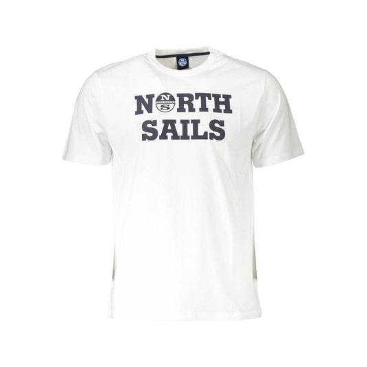 North Sails White Cotton Men TShirt North Sails White Smoke