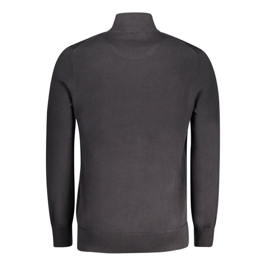 Timberland Black Cotton Men Sweater Timberland Dark Slate Gray