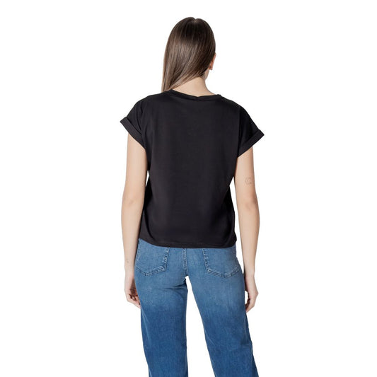 Liu Jo Black Cotton Tops & T-Shirt