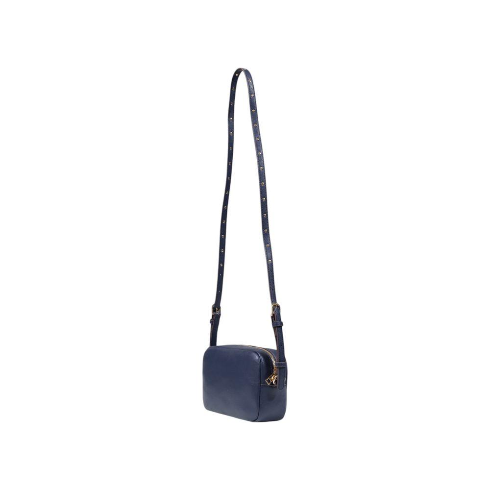 Front view with bag zipped and handles upright.