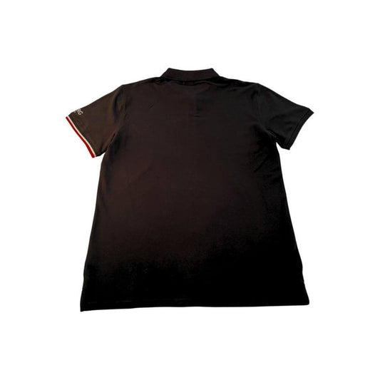 Iceberg Black Cotton Men Polo Shirt