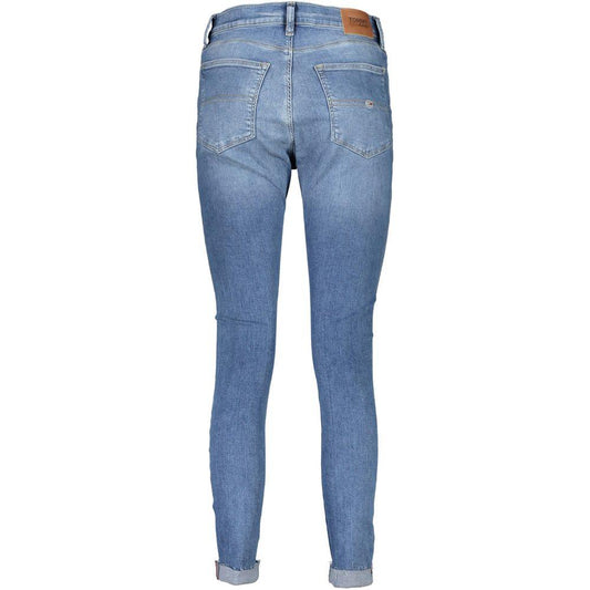 Tommy Hilfiger Light Blue Cotton Women Jeans Tommy Hilfiger Slate Gray