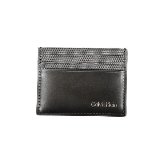 Calvin Klein Black Leather Wallet Calvin Klein Dark Slate Gray
