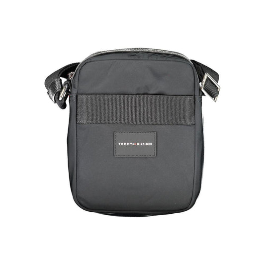 Tommy Hilfiger Black Polyester Shoulder Bag Tommy Hilfiger Dim Gray