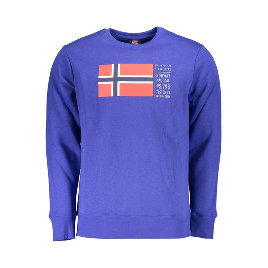 Norway 1963 Blue Cotton Sweater Norway 1963 Slate Blue