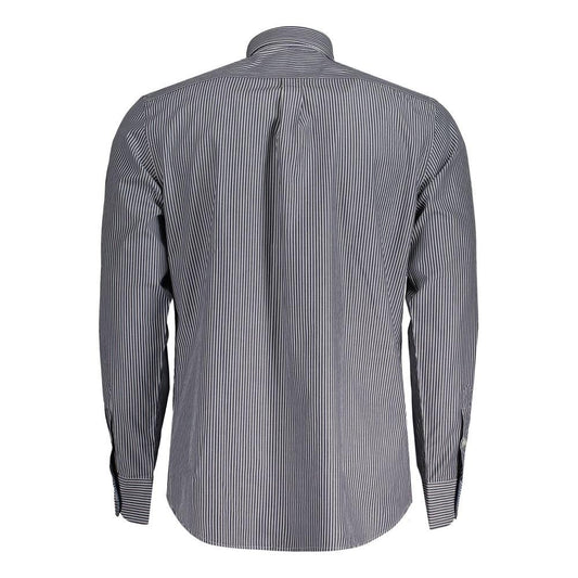 Harmont & Blaine Blue Cotton Shirt Harmont & Blaine Dark Slate Gray