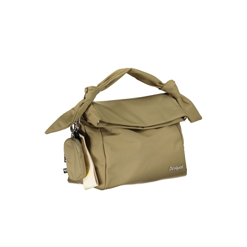 Front view with bag zipped and handles upright.