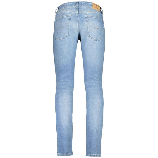Tommy Hilfiger Light Blue Cotton Jeans & Pant Tommy Hilfiger Dark Gray
