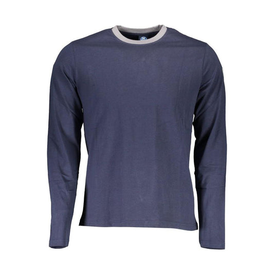 North Sails Blue Cotton Men T-Shirt North Sails Dark Slate Gray