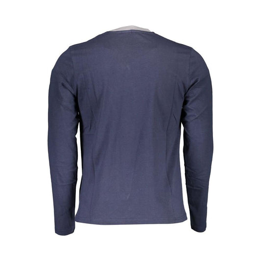 North Sails Blue Cotton Men T-Shirt North Sails Dark Slate Gray