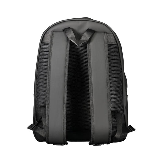 Tommy Hilfiger Black Polyethylene Men Backpack Tommy Hilfiger Dark Slate Gray