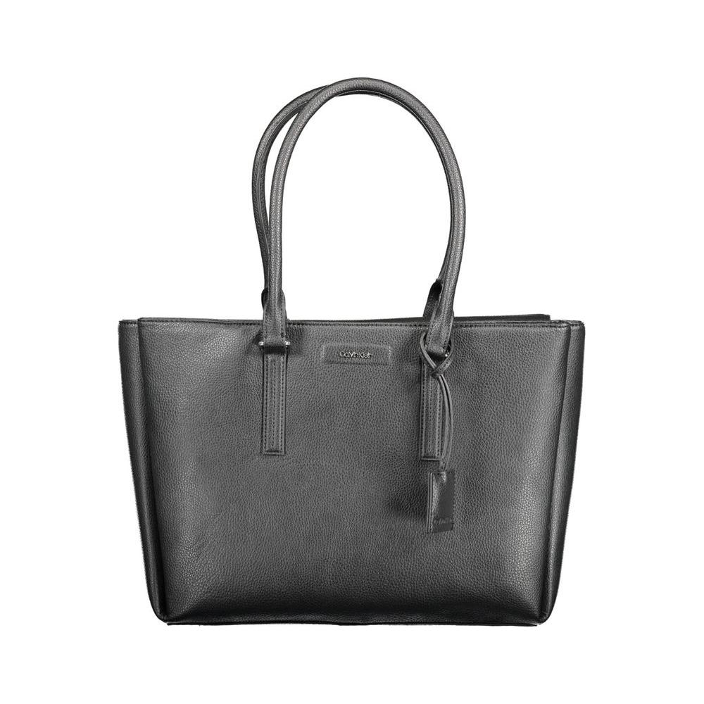 Front view with bag zipped and handles upright.