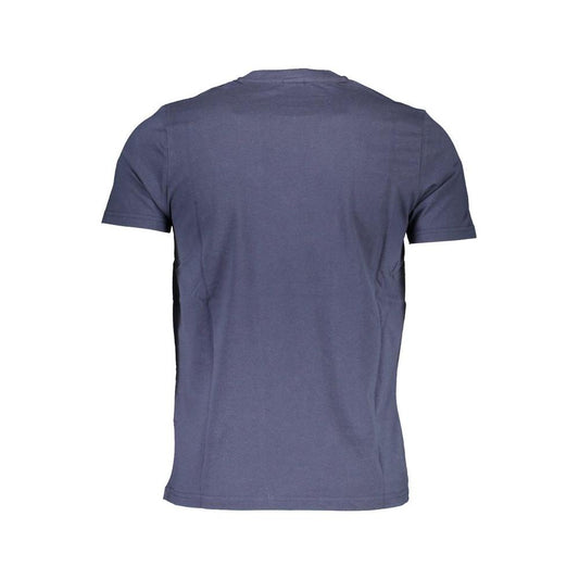 North Sails Blue Cotton Men T-Shirt North Sails Dim Gray