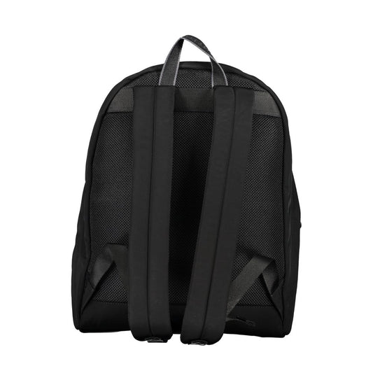 Tommy Hilfiger Chic Urban Black Backpack with Laptop Compartment Tommy Hilfiger Black