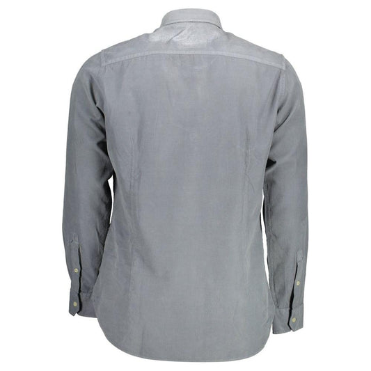 U.S. POLO ASSN. Blue Cotton Men Shirt U.S. POLO ASSN. Light Slate Gray
