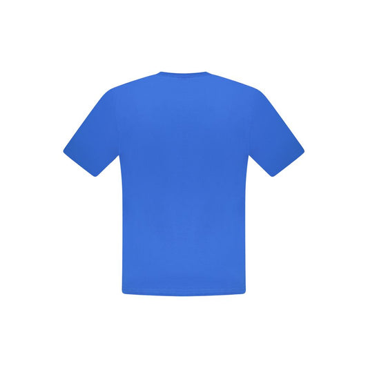 North Sails Blue Cotton Men T-Shirt North Sails Royal Blue