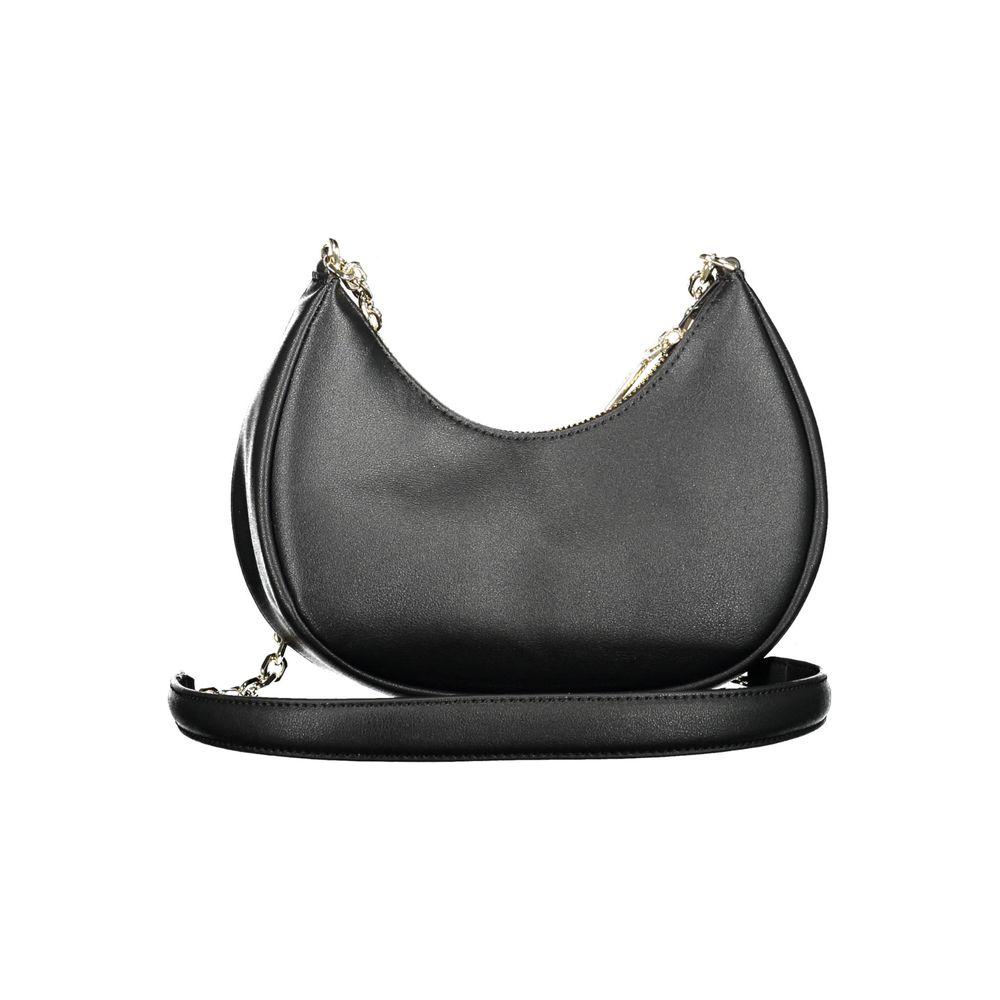 Front view with bag zipped and handles upright.