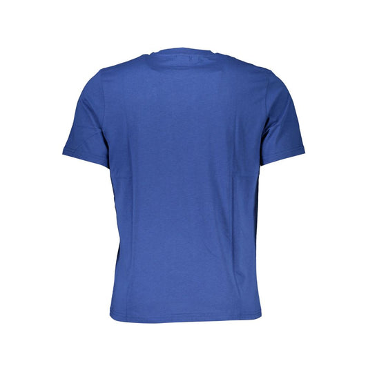 North Sails Blue Cotton T-Shirt North Sails Dark Slate Blue