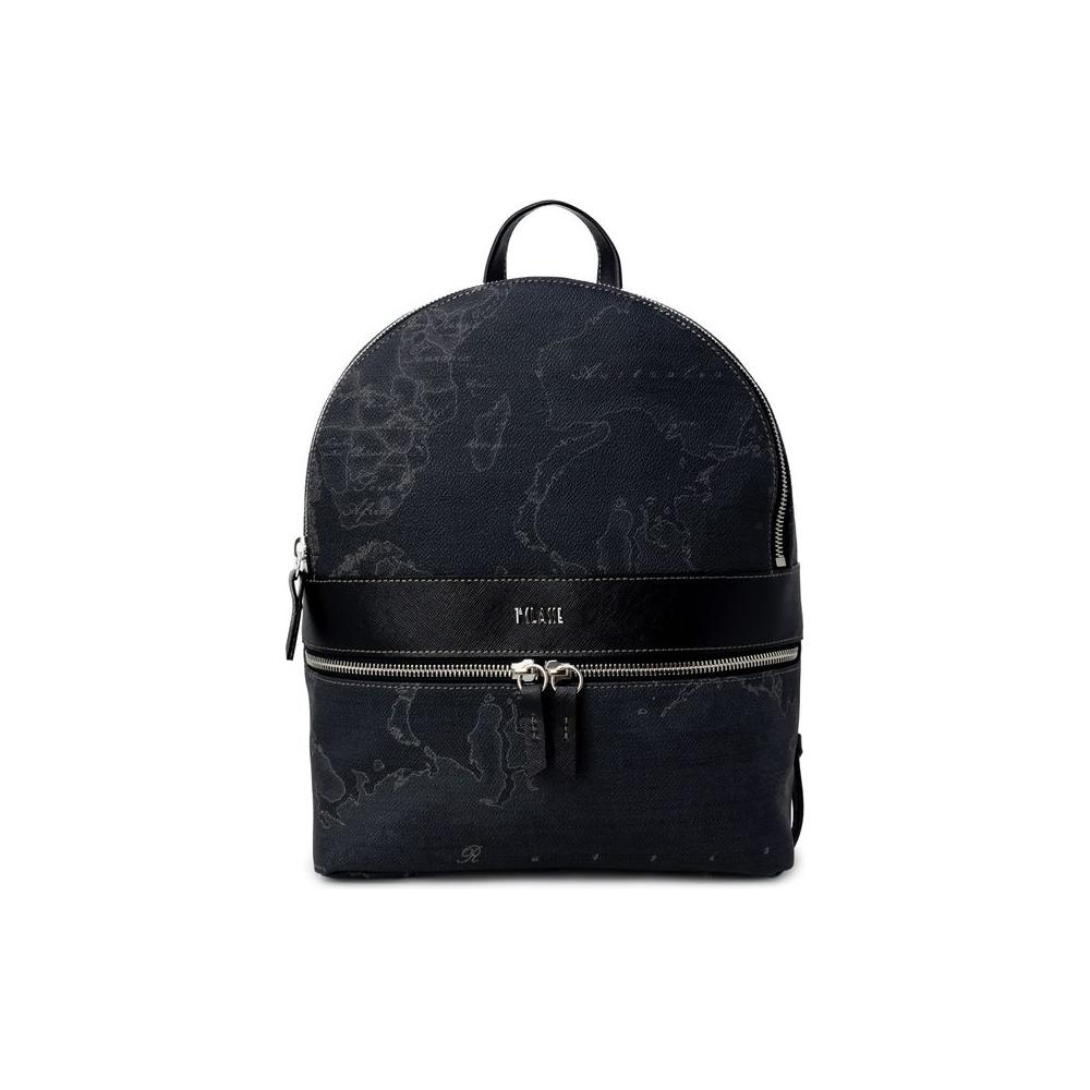 Front view with bag zipped and handles upright.