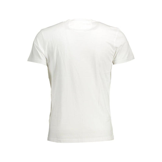 La Martina White Cotton Men T-Shirt La Martina Beige
