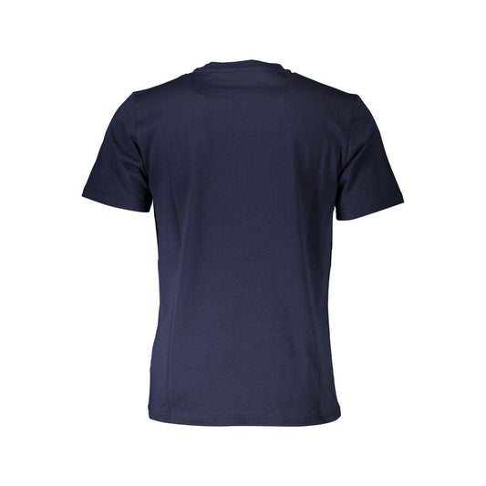 North Sails Blue Cotton Men T-Shirt North Sails Dark Slate Gray